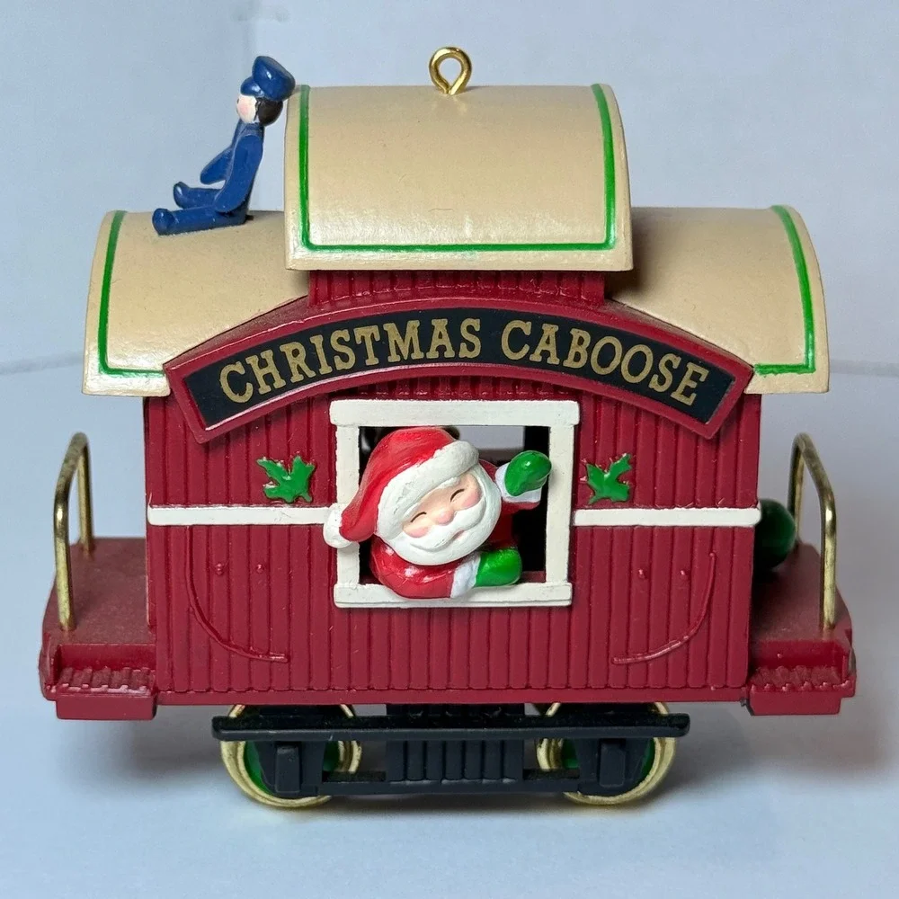 Vintage Hallmark Keepsake Here Comes Santa Ornament Lot 1987 1991 1992 Bus Car